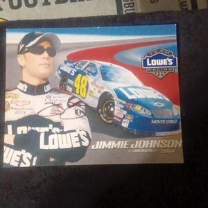 2004 Jimmie Johnson Autographed Post Card
